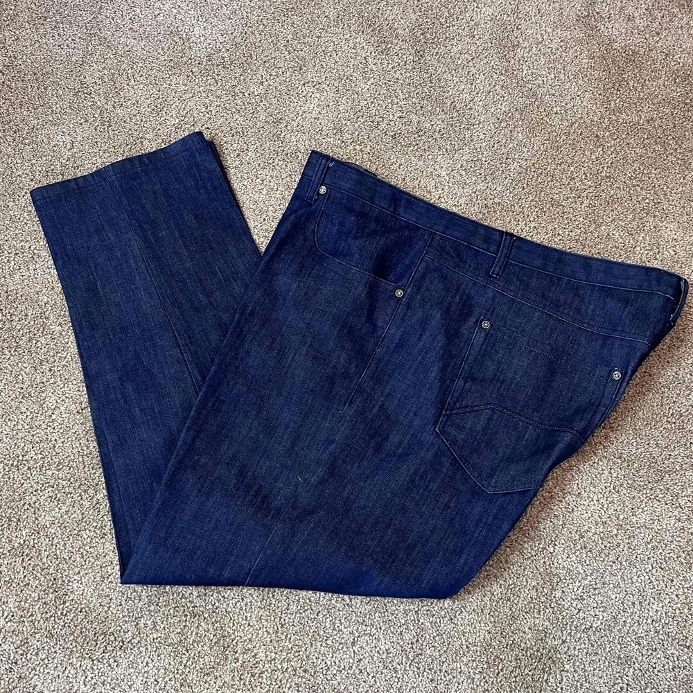 Paulo Solari Modern Fit Dark Wash‎ 46W 30L Straight leg Men's Jeans Pants